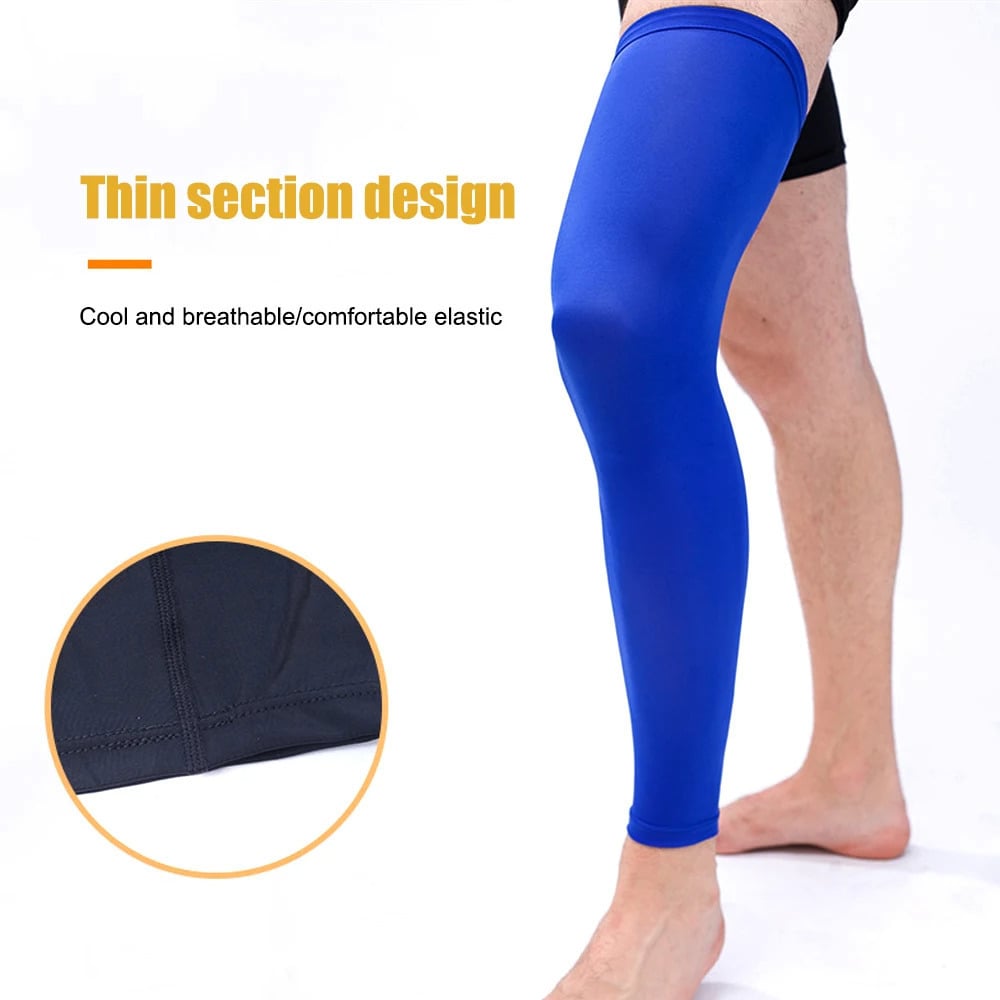 1Pcs Compression Leg Warmers Basketball Football Cycling Socks Knee Calf Sleeves UV Sun Leg Warmers Men Women Image 3