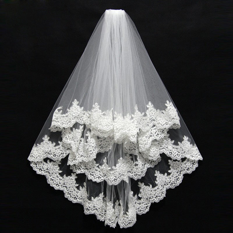 Bridal veil wedding dress accessories Image 1