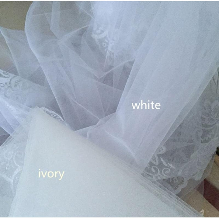 Bridal veil wedding dress accessories Image 3