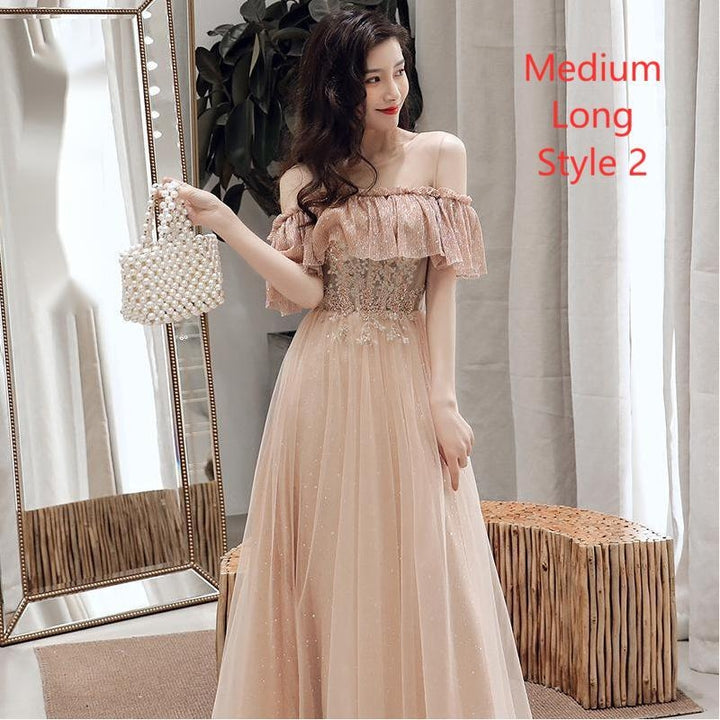 Bridesmaid Dress Temperament Sisterhood Wedding Dresses Image 3