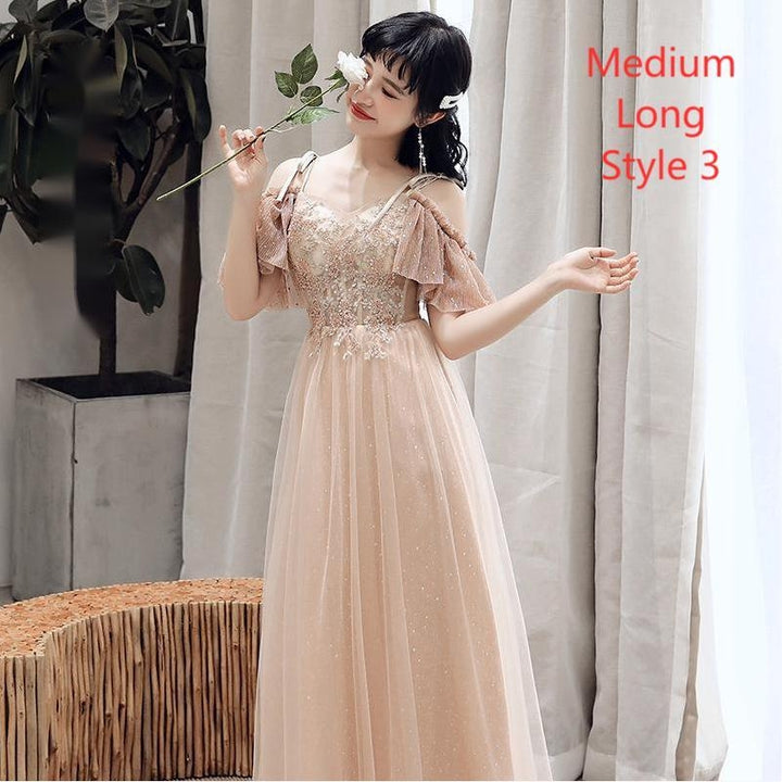 Bridesmaid Dress Temperament Sisterhood Wedding Dresses Image 4