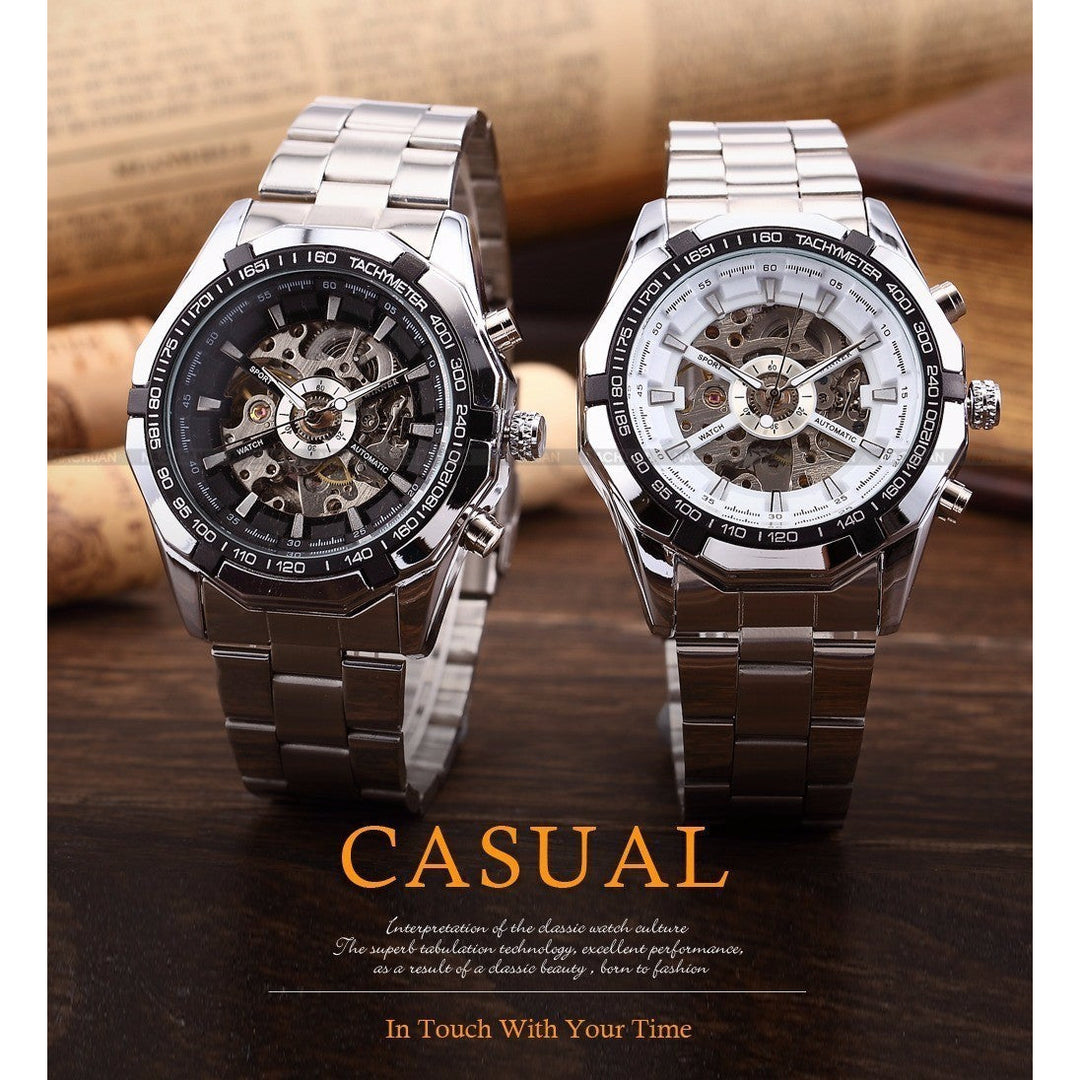 Luminous semi-automatic mechanical watch Image 1