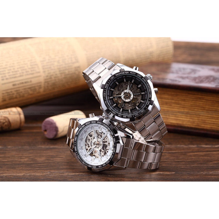 Luminous semi-automatic mechanical watch Image 4