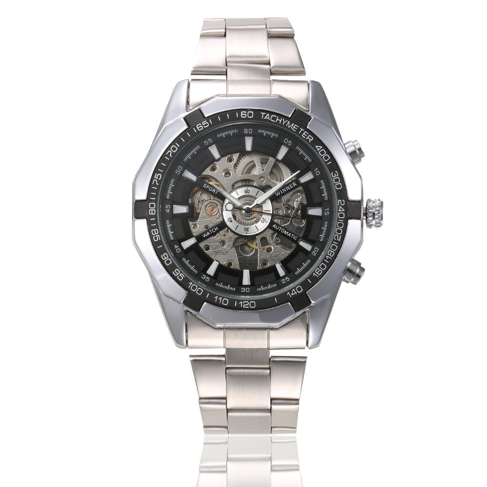 Luminous semi-automatic mechanical watch Image 4