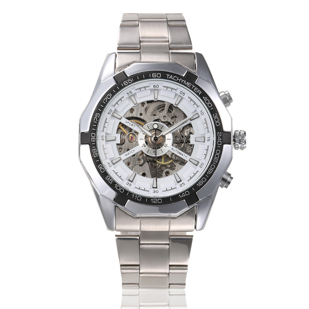 Luminous semi-automatic mechanical watch Image 6