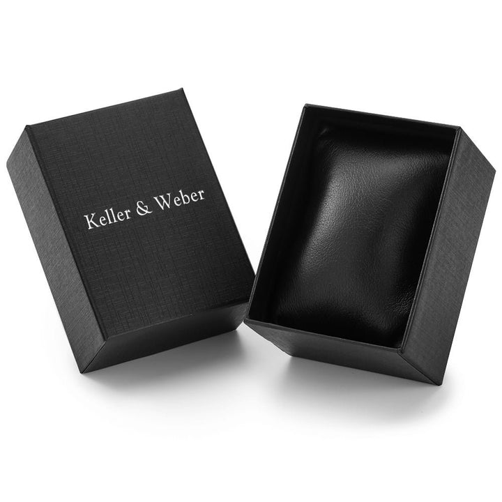 Suit Mens Quartz Watch Bracelet Gift Set Box Image 4