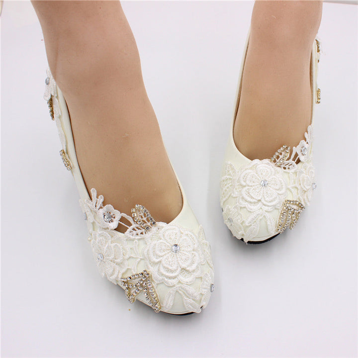 Bride Wedding Dress Shoes Image 4