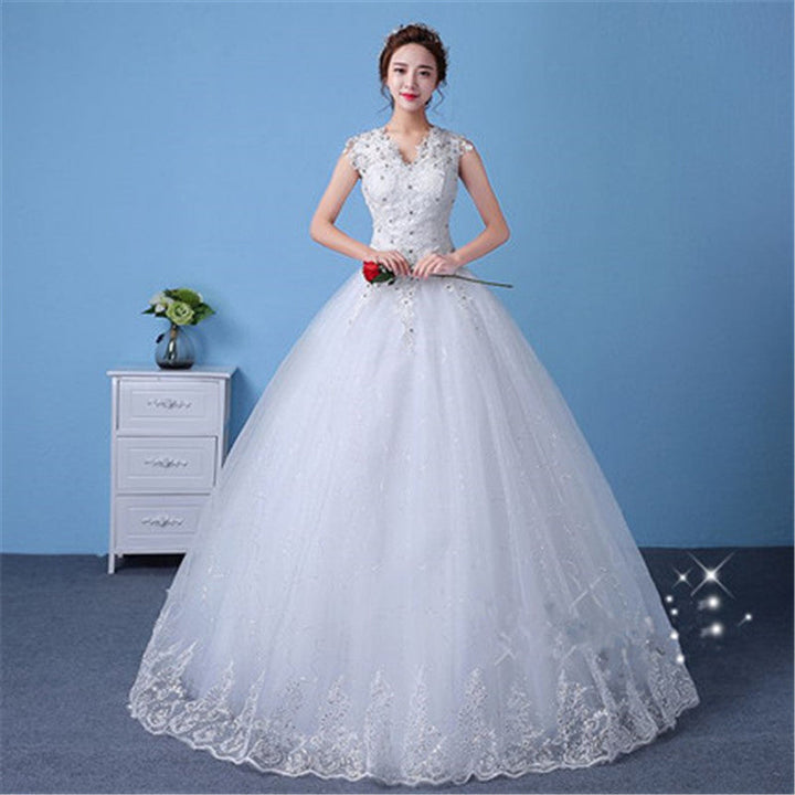 Wedding Dress Bridal Sleeves Wedding Wedding Dress Was Thin And Thin Image 1