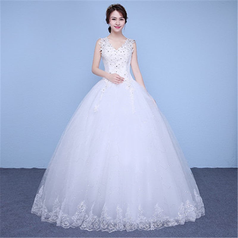 Wedding Dress Bridal Sleeves Wedding Wedding Dress Was Thin And Thin Image 1