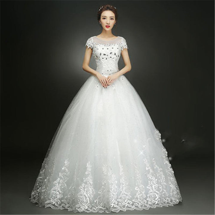 Wedding Dress Bridal Sleeves Wedding Wedding Dress Was Thin And Thin Image 4