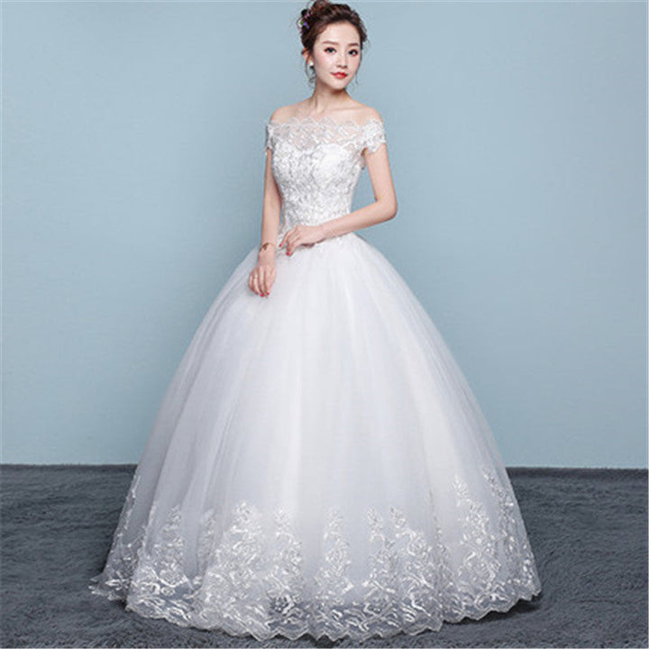 Wedding Dress Bridal Sleeves Wedding Wedding Dress Was Thin And Thin Image 6