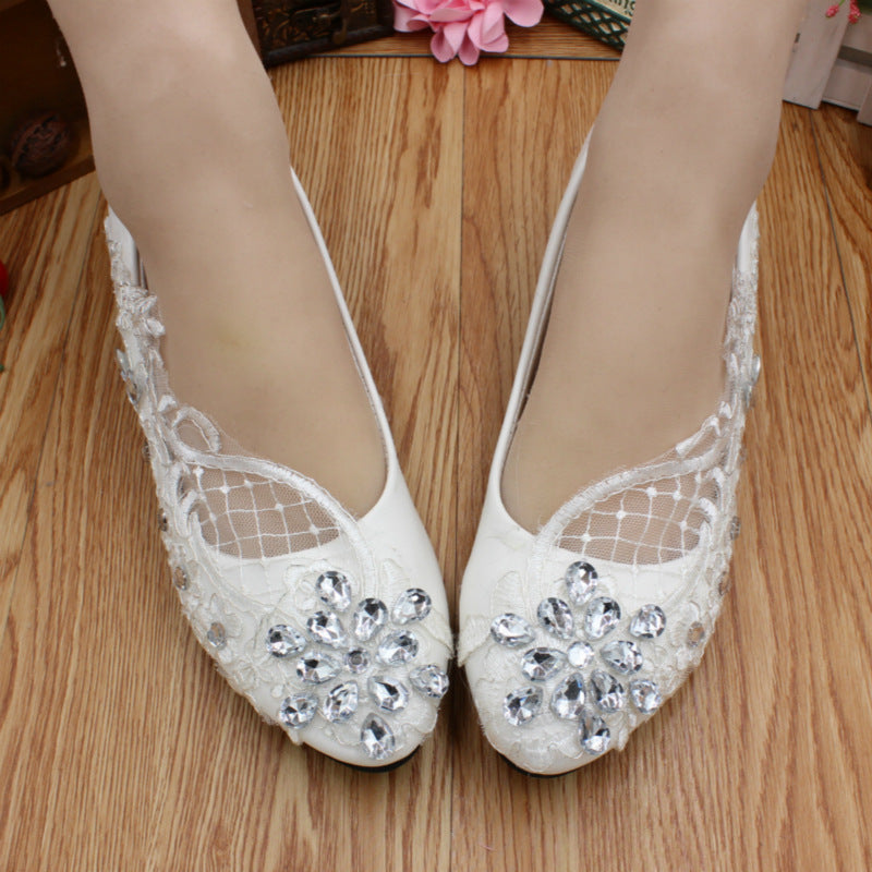 Wedding Dress White Wedding Shoes Girl Image 1