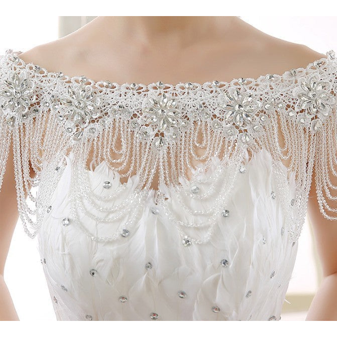 Fringe Wedding Shoulder Chain Wedding Accessories Dress Shoulder Image 4