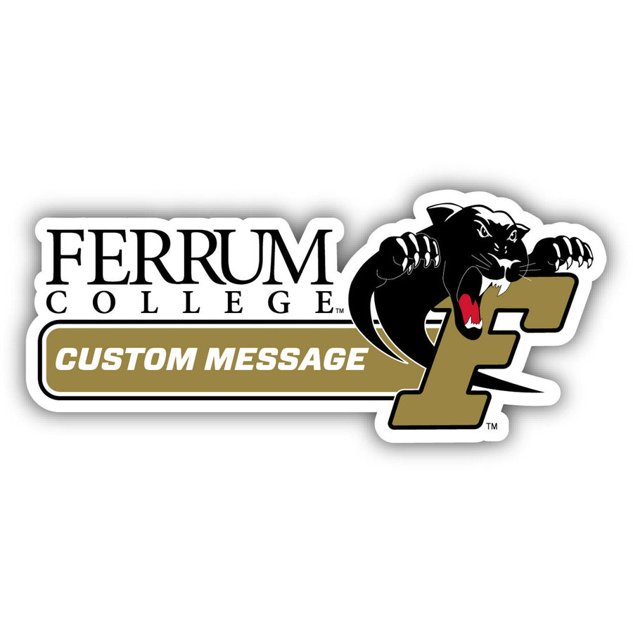 Ferrum College 4-Inch Wide Customizable Vinyl Decal Sticker Officially Licensed Collegiate Product Image 1