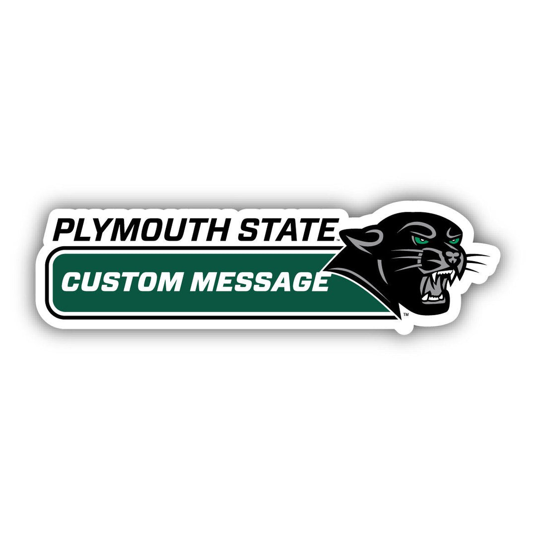 Plymouth State University 4-Inch Wide Customizable Vinyl Decal Sticker Officially Licensed Collegiate Product Image 1