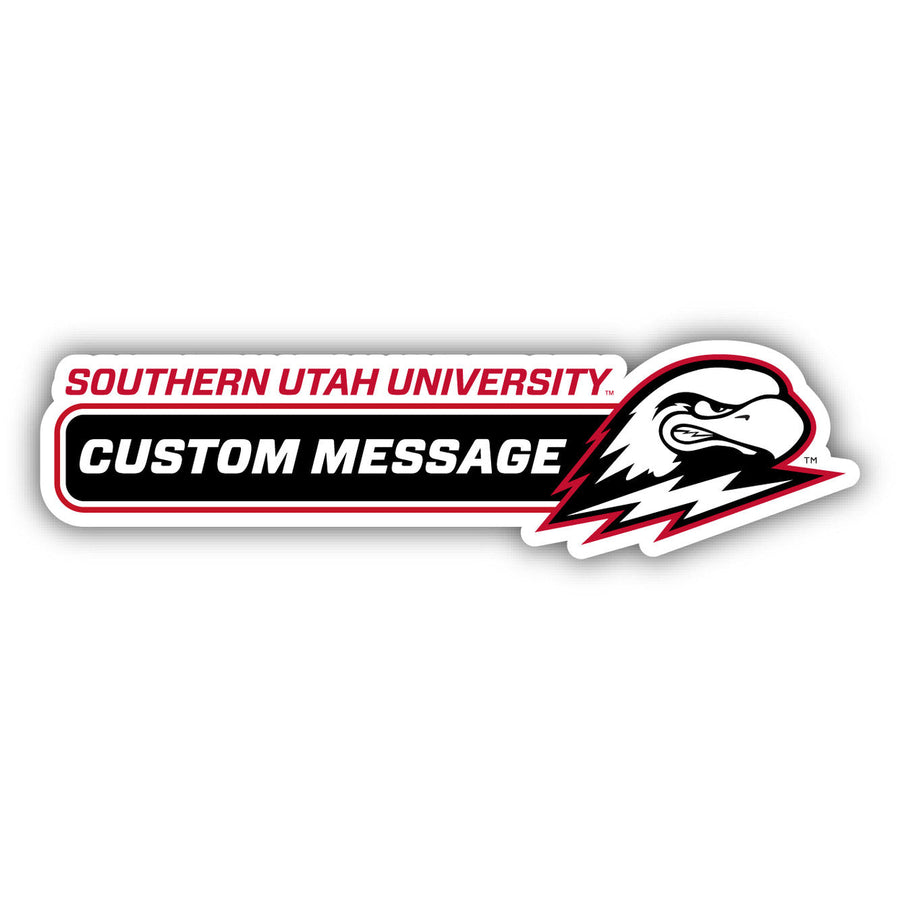 Southern Utah University 4-Inch Wide Customizable Vinyl Decal Sticker Officially Licensed Collegiate Product Image 1