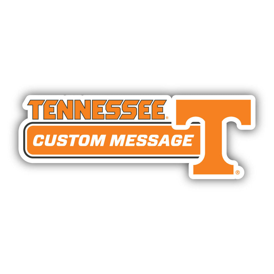 Tennessee Knoxville 4-Inch Wide Customizable Vinyl Decal Sticker Officially Licensed Collegiate Product Image 1