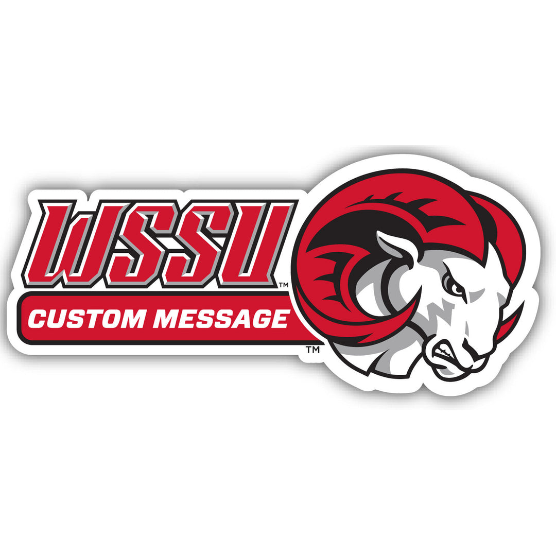 Winston-Salem State 4-Inch Wide Customizable Vinyl Decal Sticker Officially Licensed Collegiate Product Image 1