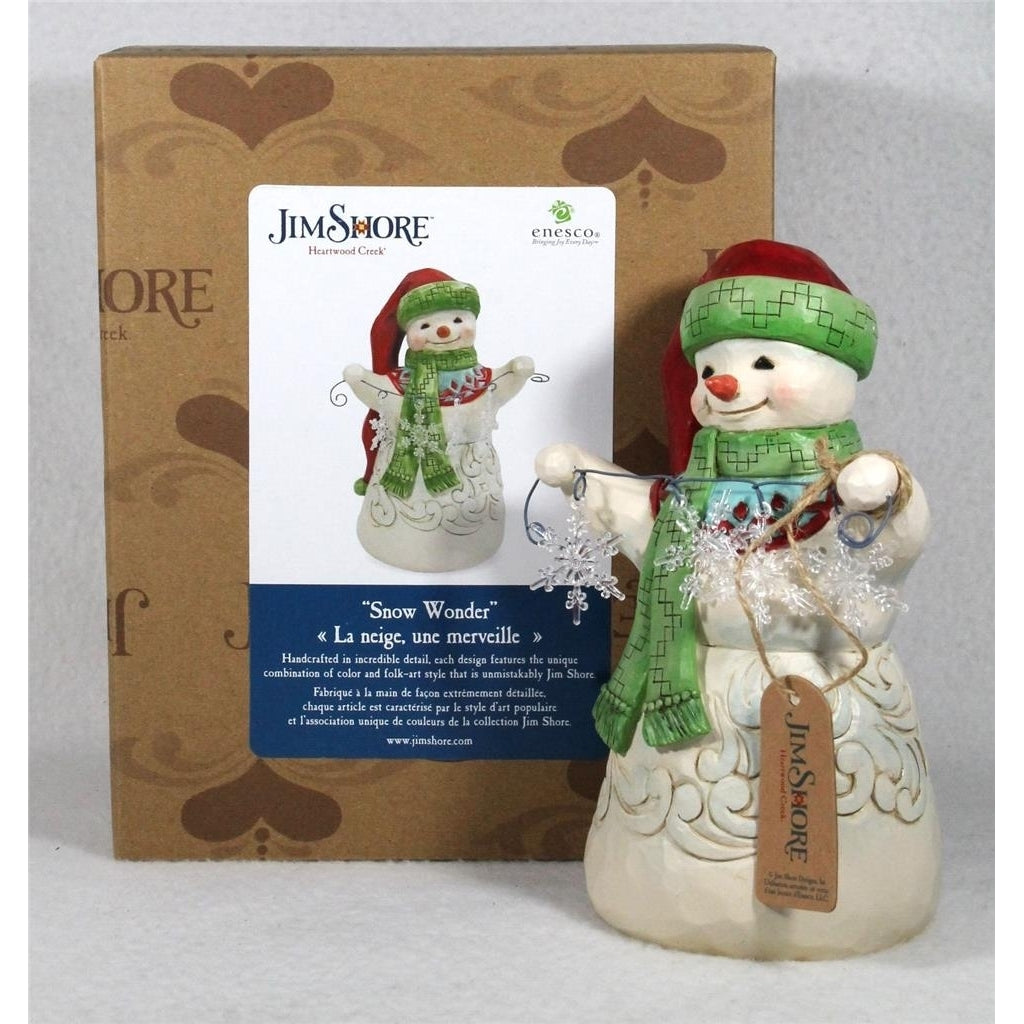 Jim Shore Heartwood Creek Figurine Snow Wonder - 2024 - in Box 6015459 Image 4