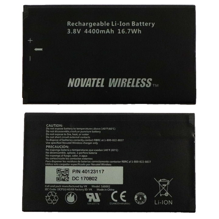 Novatel Wireless (4400mAh) Battery (160002/40123117) MiFi Verizon Jetpack 7730L Image 1