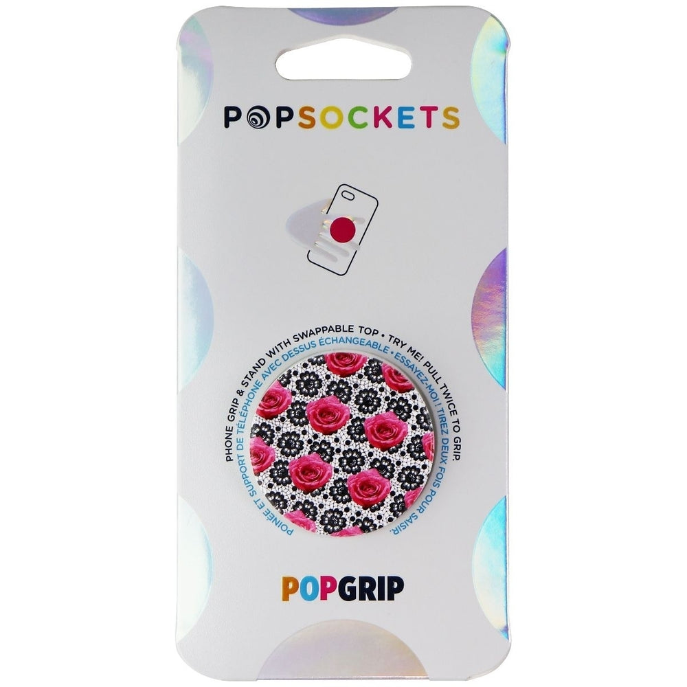 PopSockets PopGrip Expanding Stand and Grip with Swappable Top - Boudoir Rose Image 2