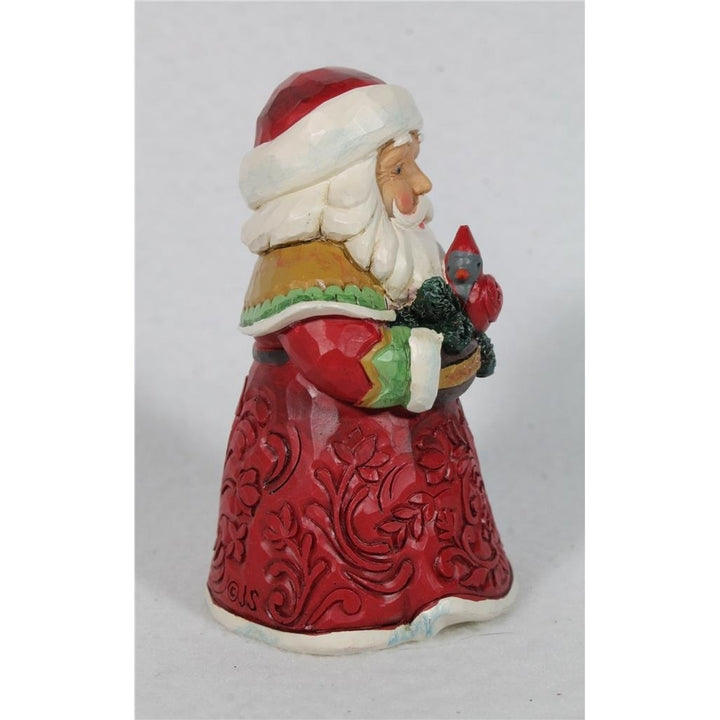 Jim Shore Figurine Santa with Cardinal Mini- 2024 - in Box 6015466 Image 3