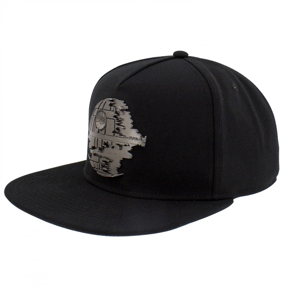 Star Wars Destroyed Death Star Flatbill Snapback Hat Image 1