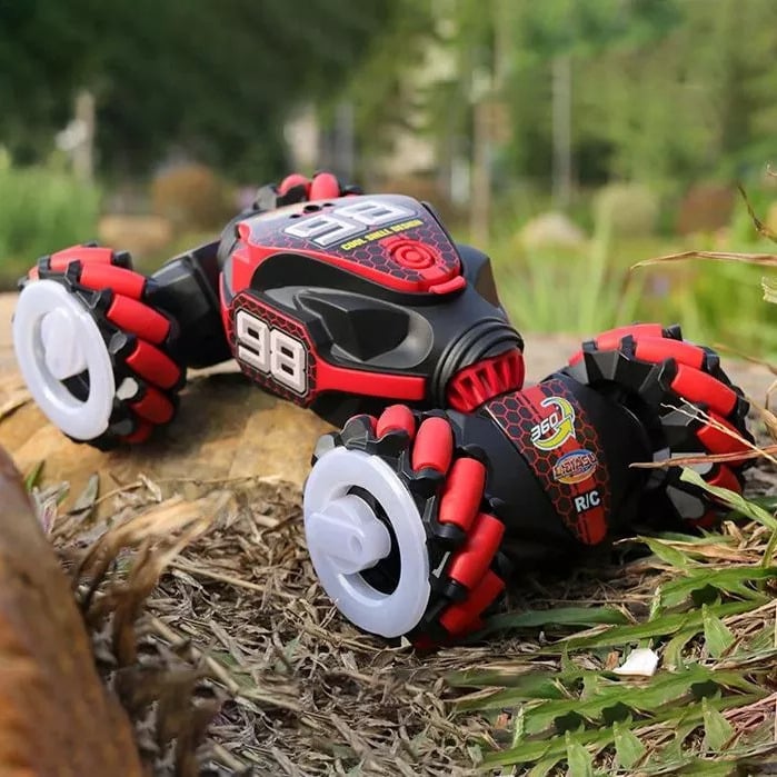 4WD RC Stunt Car with Gesture Induction and Light-Up Wheels Image 1