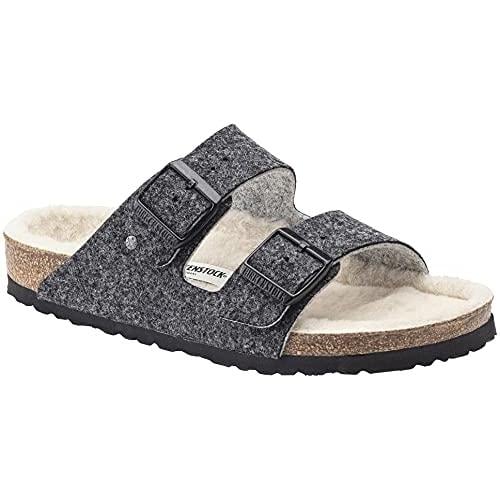 Birkenstock Arizona Wool Felt Sandal Gray Narrow Width 1019488 Unisex Image 1