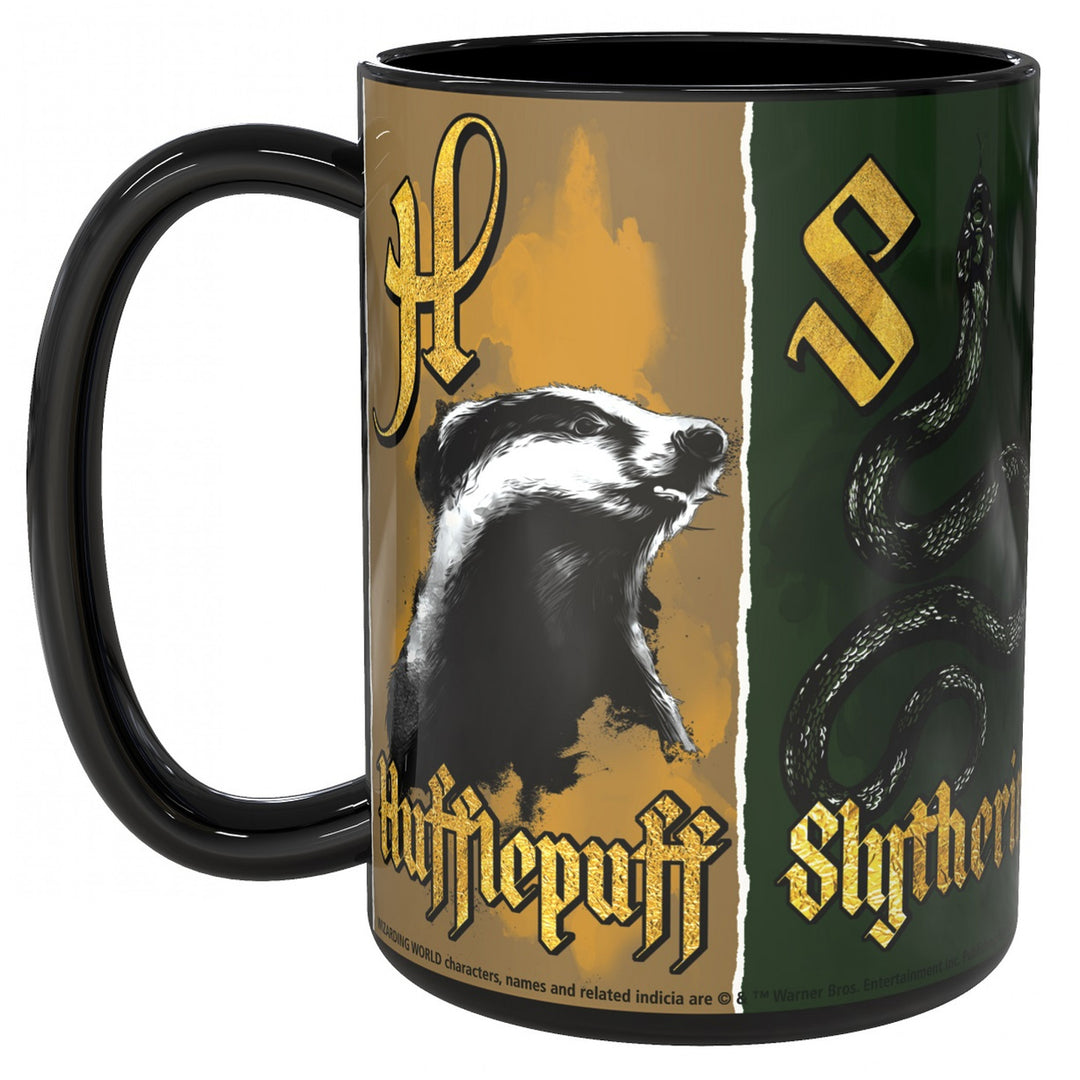 Harry Potter House Crests Ceramic Mug Image 1