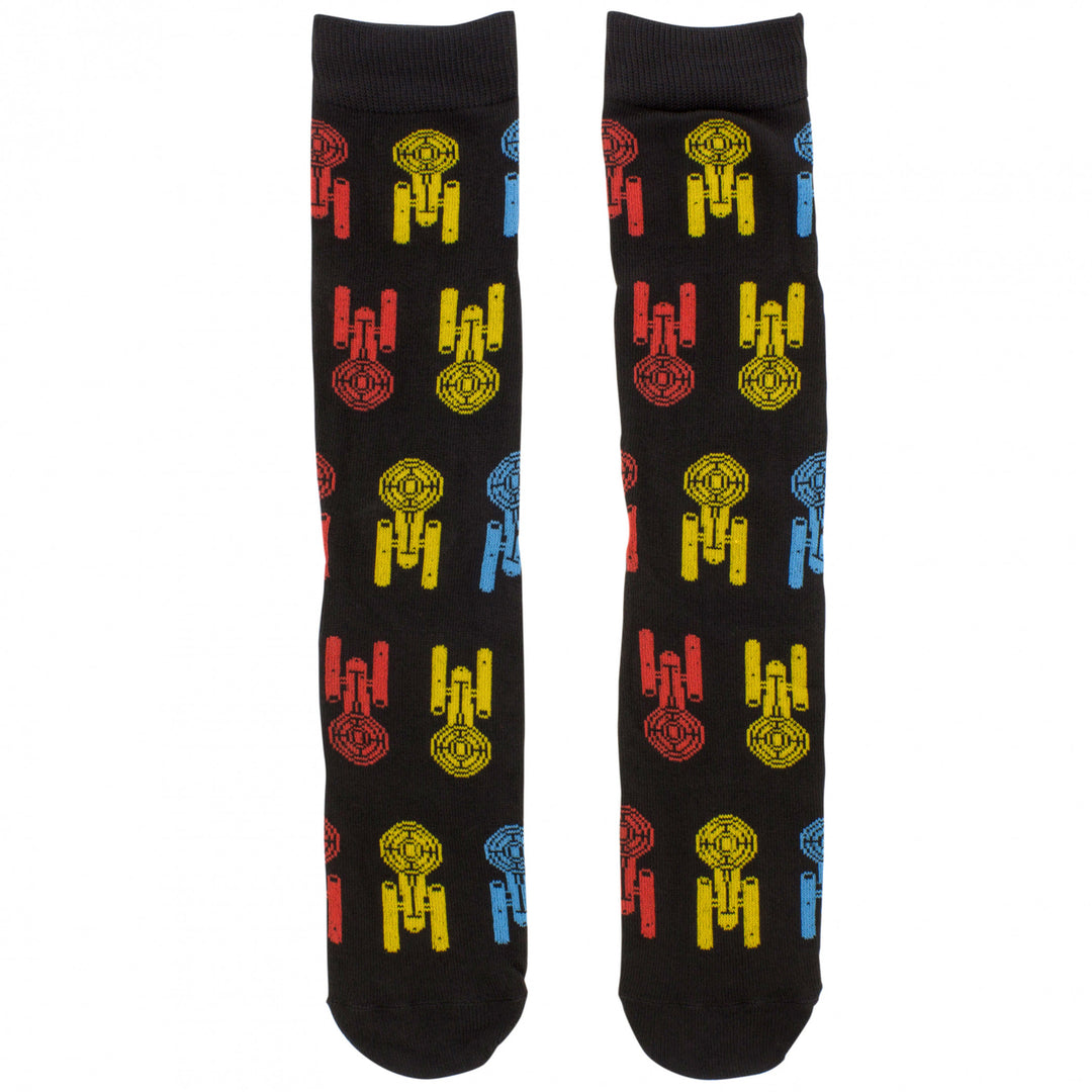 Star Trek Spock Assorted 6-Pack Crew Socks Image 4