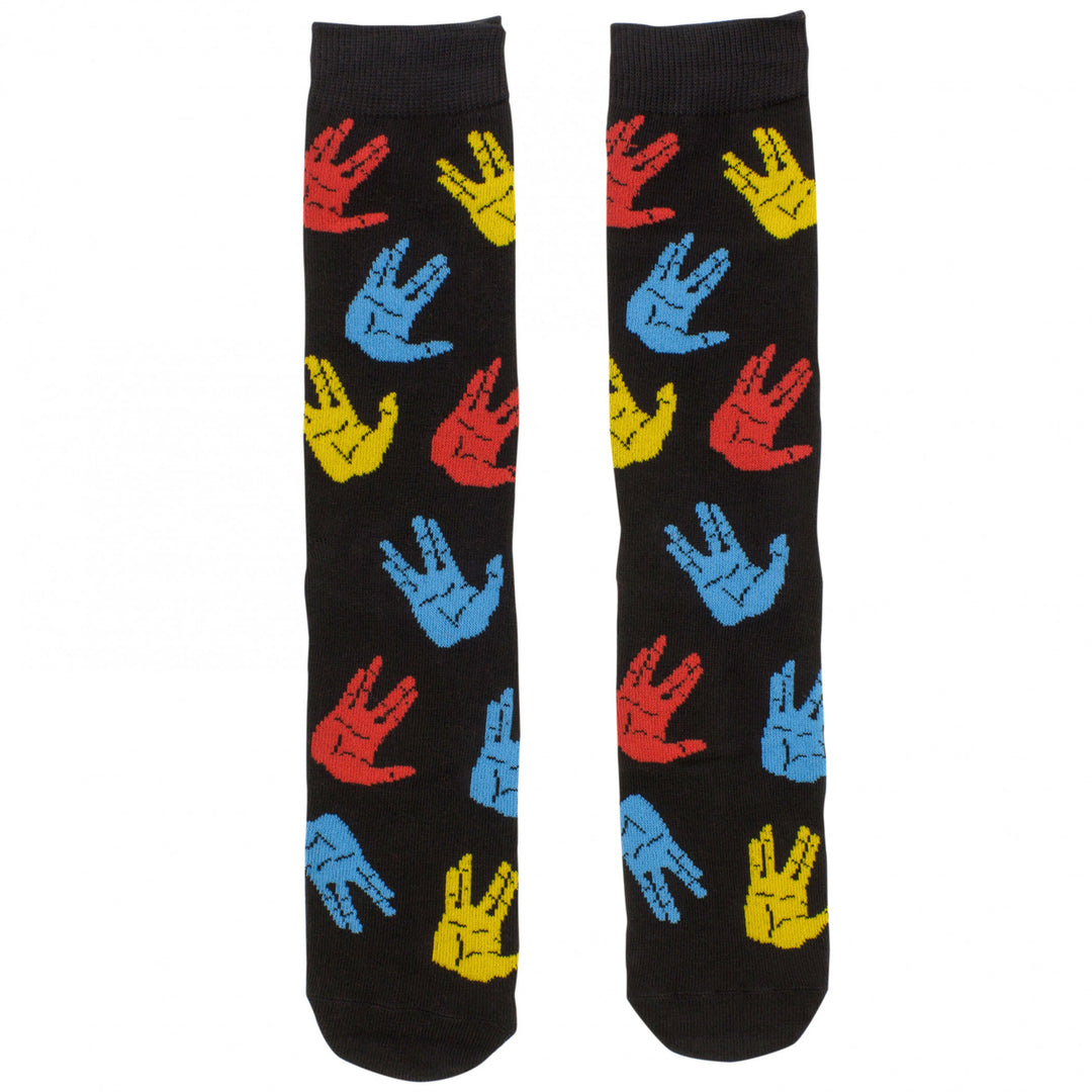 Star Trek Spock Assorted 6-Pack Crew Socks Image 6