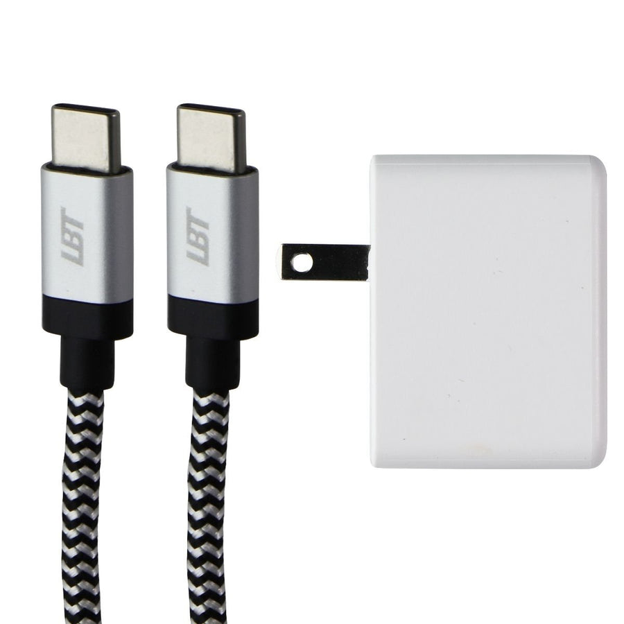 LBT (20-Watt) Ultra Fast PD Wall Charger and 5-Ft USB-C to USB-C Cable Image 1