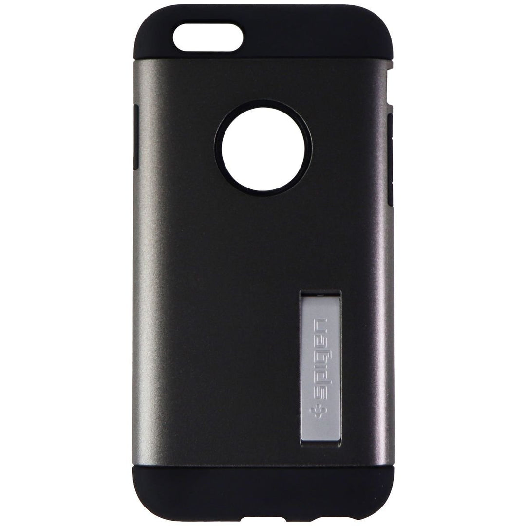 Spigen Slim Armor Series Dual Layer Case for iPhone 6/6s - Gunmetal/Black Image 2