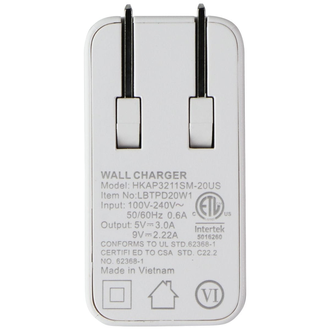 LBT (20-Watt) Ultra Fast PD Wall Charger and 5-Ft USB-C to USB-C Cable Image 4