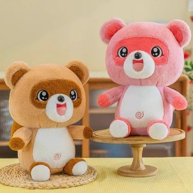 Adorable Cartoon Raccoon Plushie Image 2