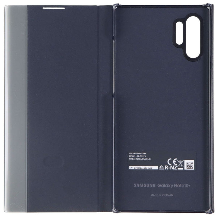 Samsung Clear View Cover for Galaxy Note10+ / Note10+ 5G - Black Image 3