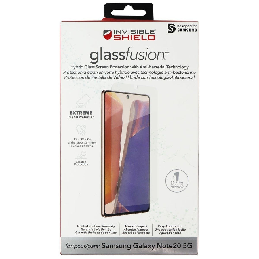 ZAGG Invisibleshield GlassFusion+ Screen Protector for Samsung Galaxy Note20 5G Image 1