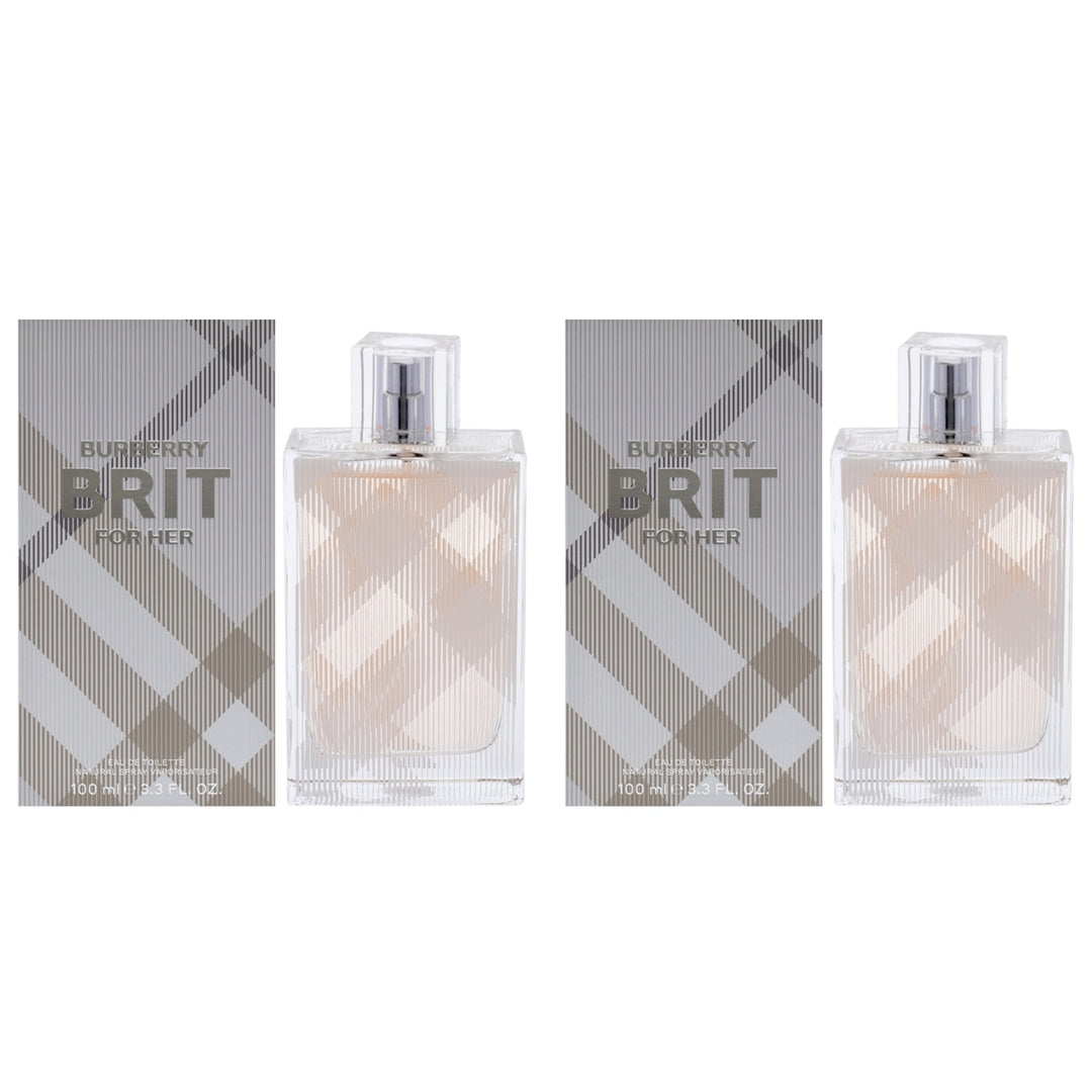 Burberry Burberry Brit by Burberry for Women - 3.3 oz EDT Spray - Pack of 2 Image 1