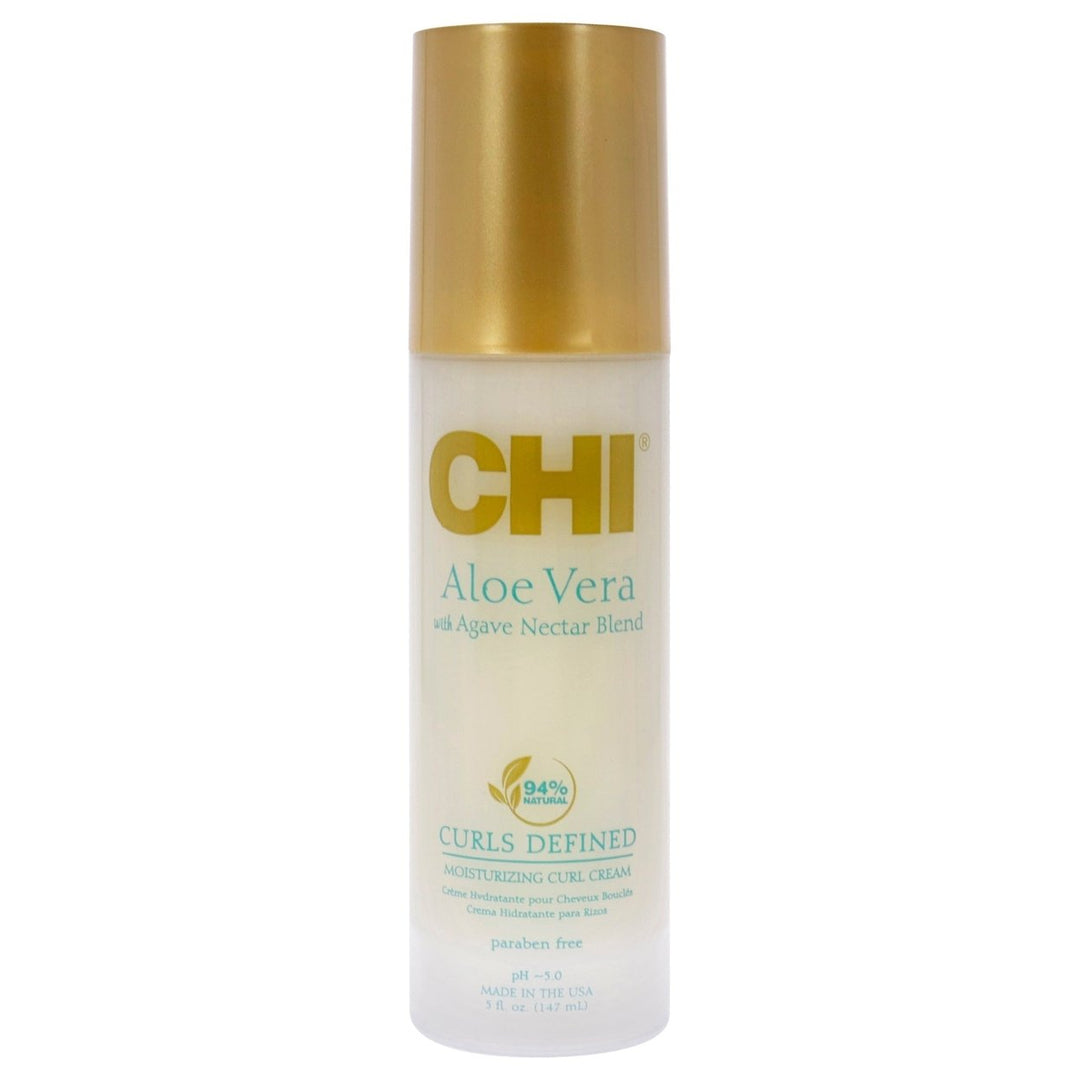 CHI Aloe Vera Moisturizing Curl Cream by CHI for Unisex - 5 oz Cream Image 1