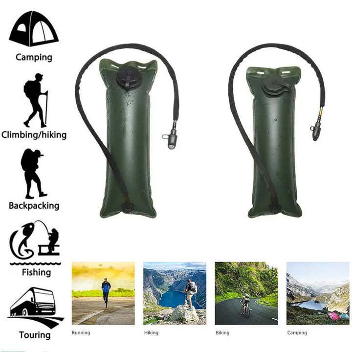 3L Hydration Bladder Leak Proof BPA-Free Water Reservoir for Hiking Backpack Image 7