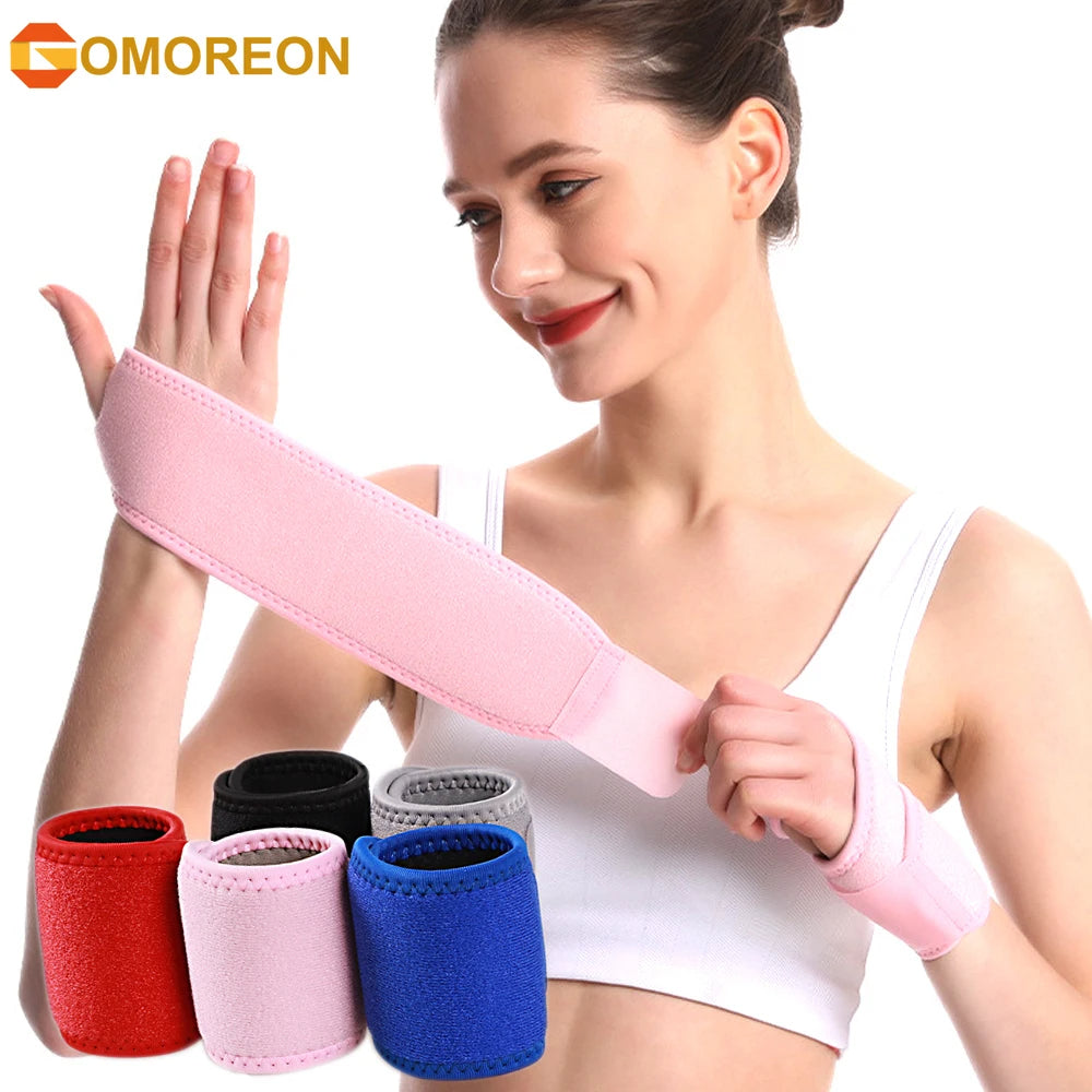 GOMOREON Wrist Brace Adjustable Wrist Support Splint for Wrist PainCarpal TunnelArthritisTendonitisRSISprain Image 1