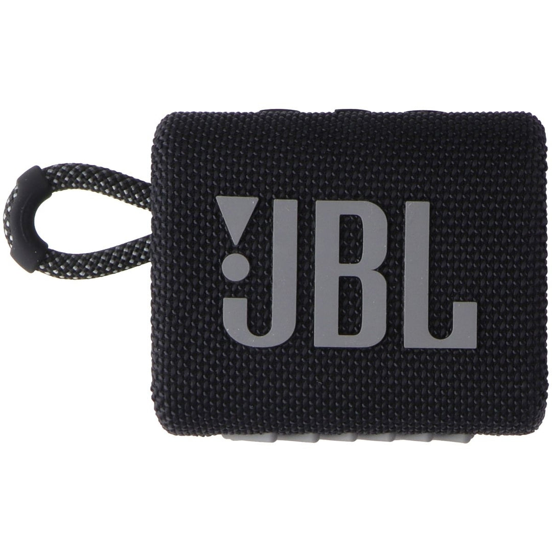 JBL Go 3 Portable Waterproof Speaker with Bluetooth - Black Image 2