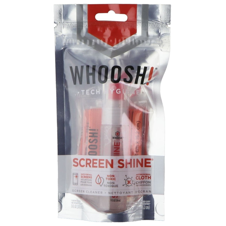 Woosh! Screen Shine (1 FL OZ) Bottle and Cloth for Electronic Screens Image 1