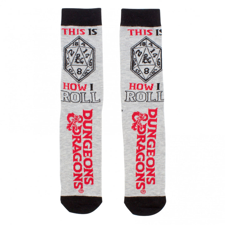 Dungeons and Dragons Assorted 6-Pack Crew Socks Image 2