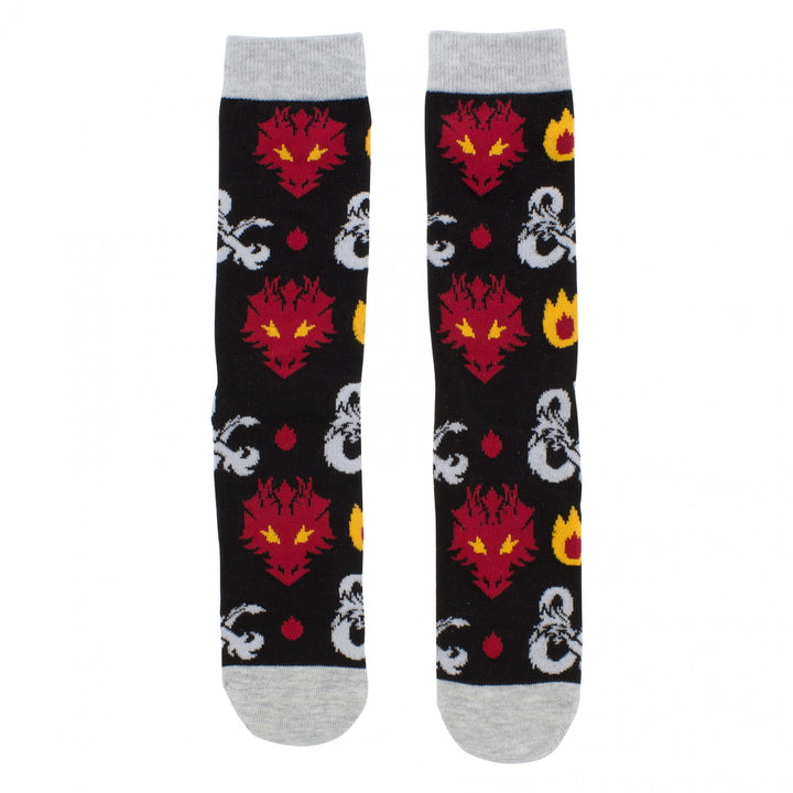 Dungeons and Dragons Assorted 6-Pack Crew Socks Image 3