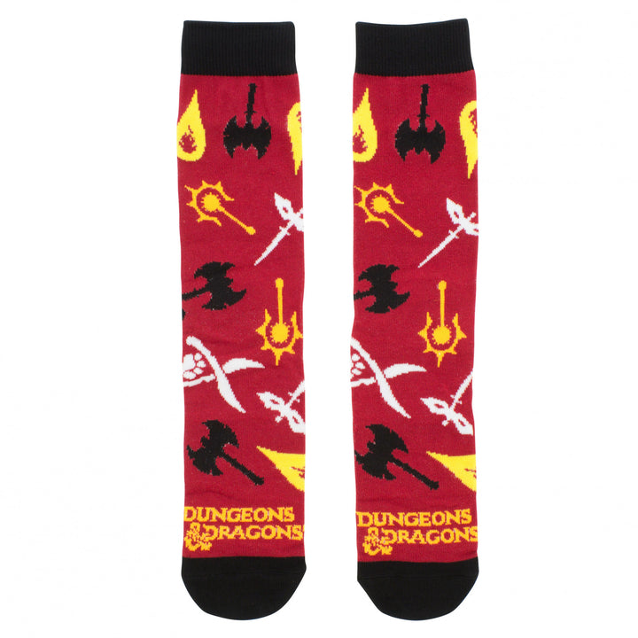 Dungeons and Dragons Assorted 6-Pack Crew Socks Image 6