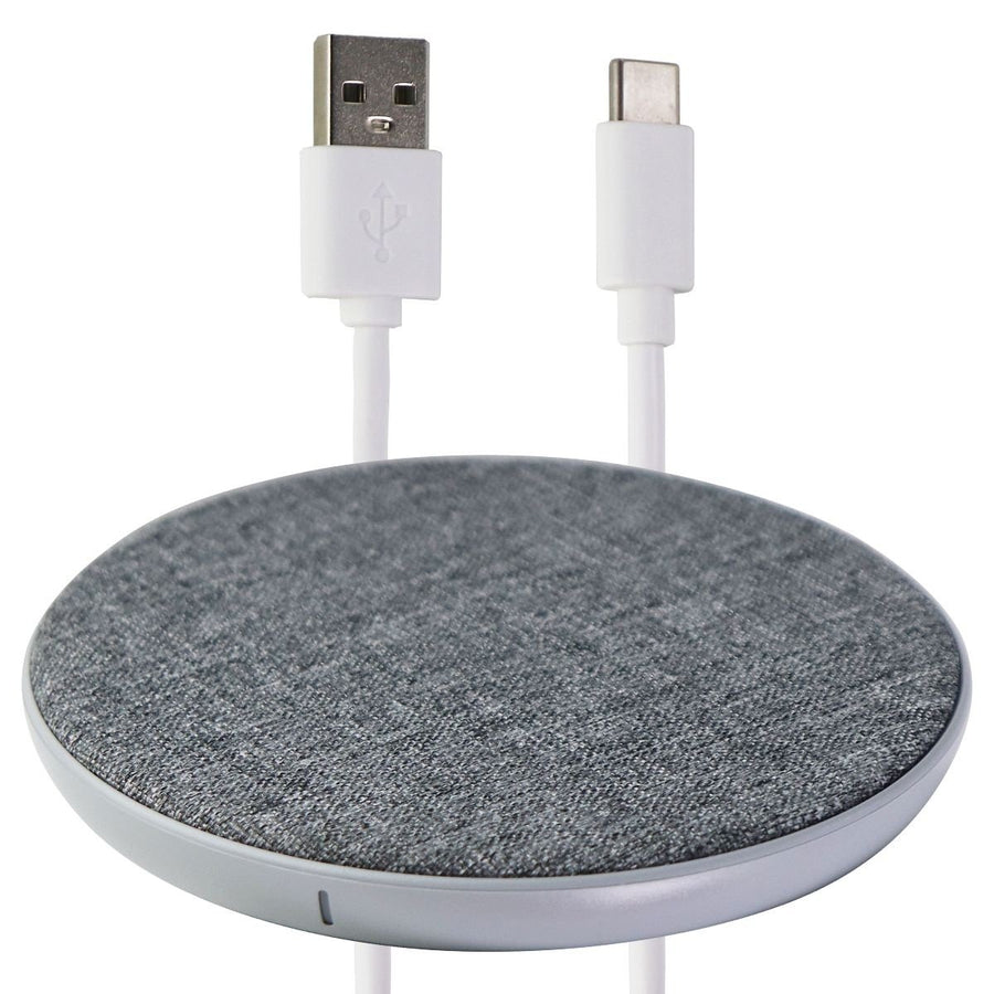 Ventev Fast Charge (10W/7.5W) Wireless Qi Charge Pad for Smartphones - Gray Image 1