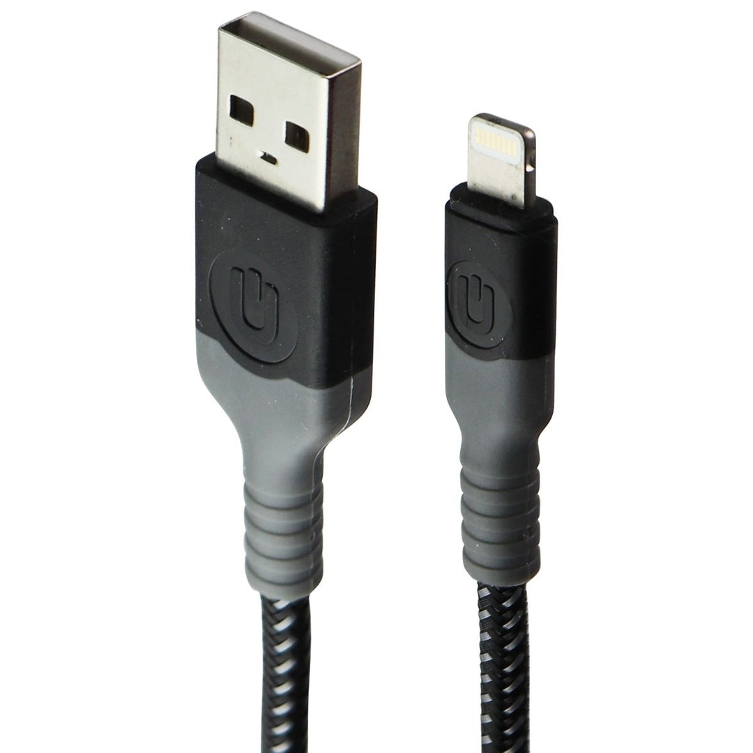 UBREAKIFIX Durability (10-Ft) Braided USB to Lightning 8-Pin Cable - Black Image 1