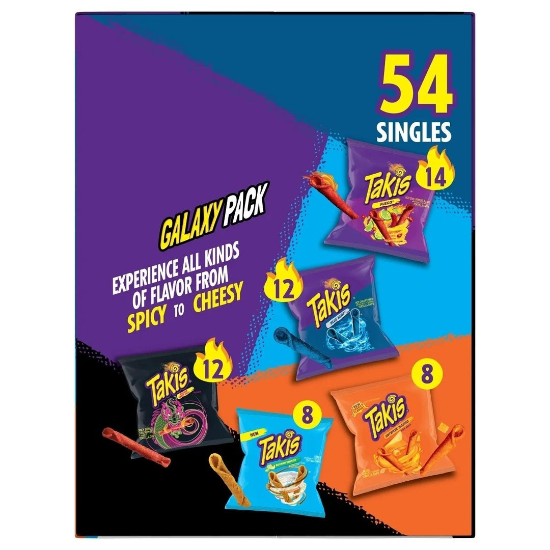 Takis Rolled Tortilla Chips Variety Pack 1 Ounce (Pack of 54) Image 2